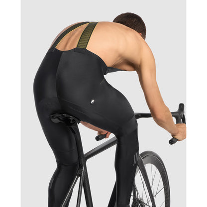 Lange Träger-Radhose ASSOS EQUIPE RS SPRING FALL S11 Schwarz