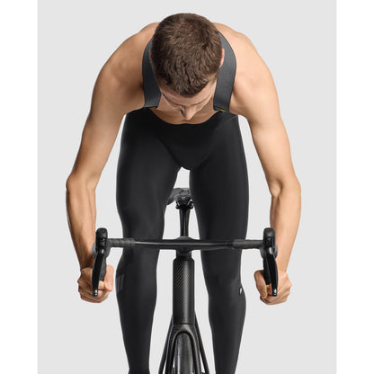 Lange Träger-Radhose ASSOS EQUIPE RS SPRING FALL S11 Schwarz