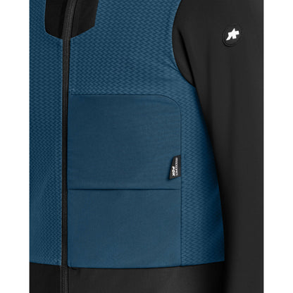 Jacke ASSOS EQUIPE R HABU WINTER S11 Petrol Blue