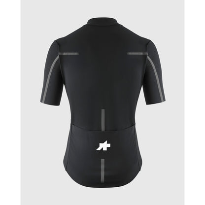 Trikot ASSOS EQUIPE R THERMO RAIN S11 Kurzarm Schwarz