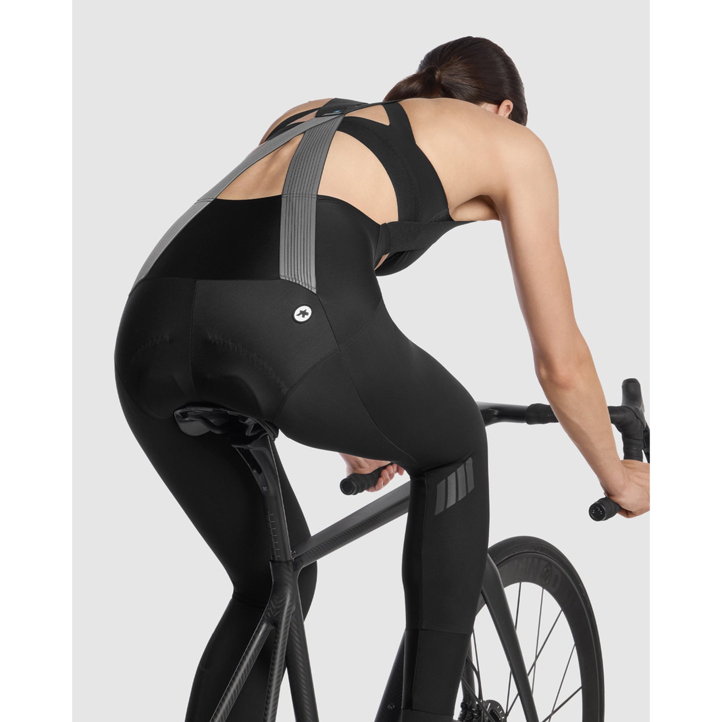 Lange Trägerhose ASSOS UMA GT UZ S11 Frau Black Series
