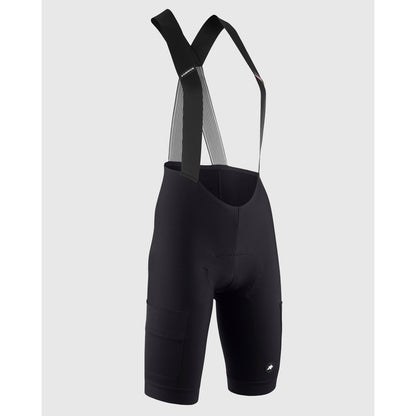 Kurze Damen-Trägerhose ASSOS TACTICA SPRING FALL T5 Schwarz