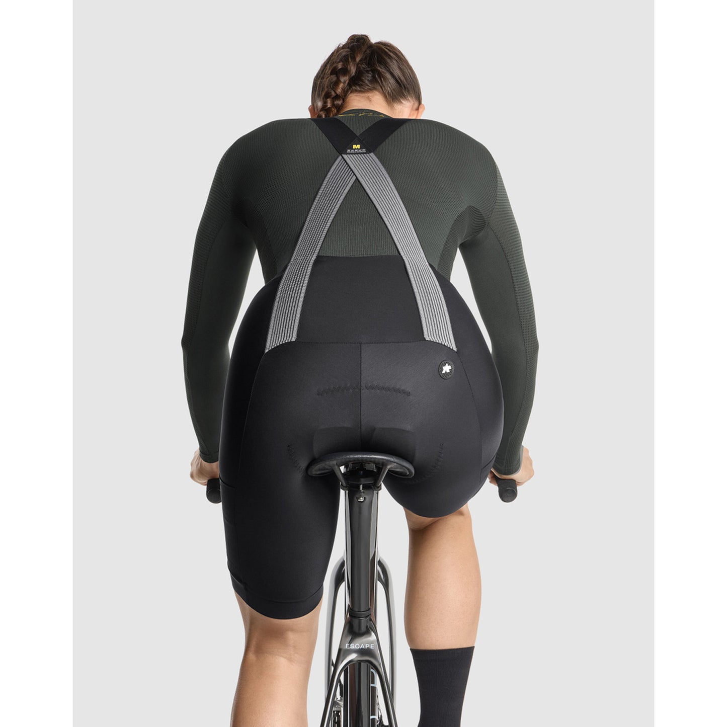 ASSOS TACTICA T5 Damen Kurz Trägerhose Black Series