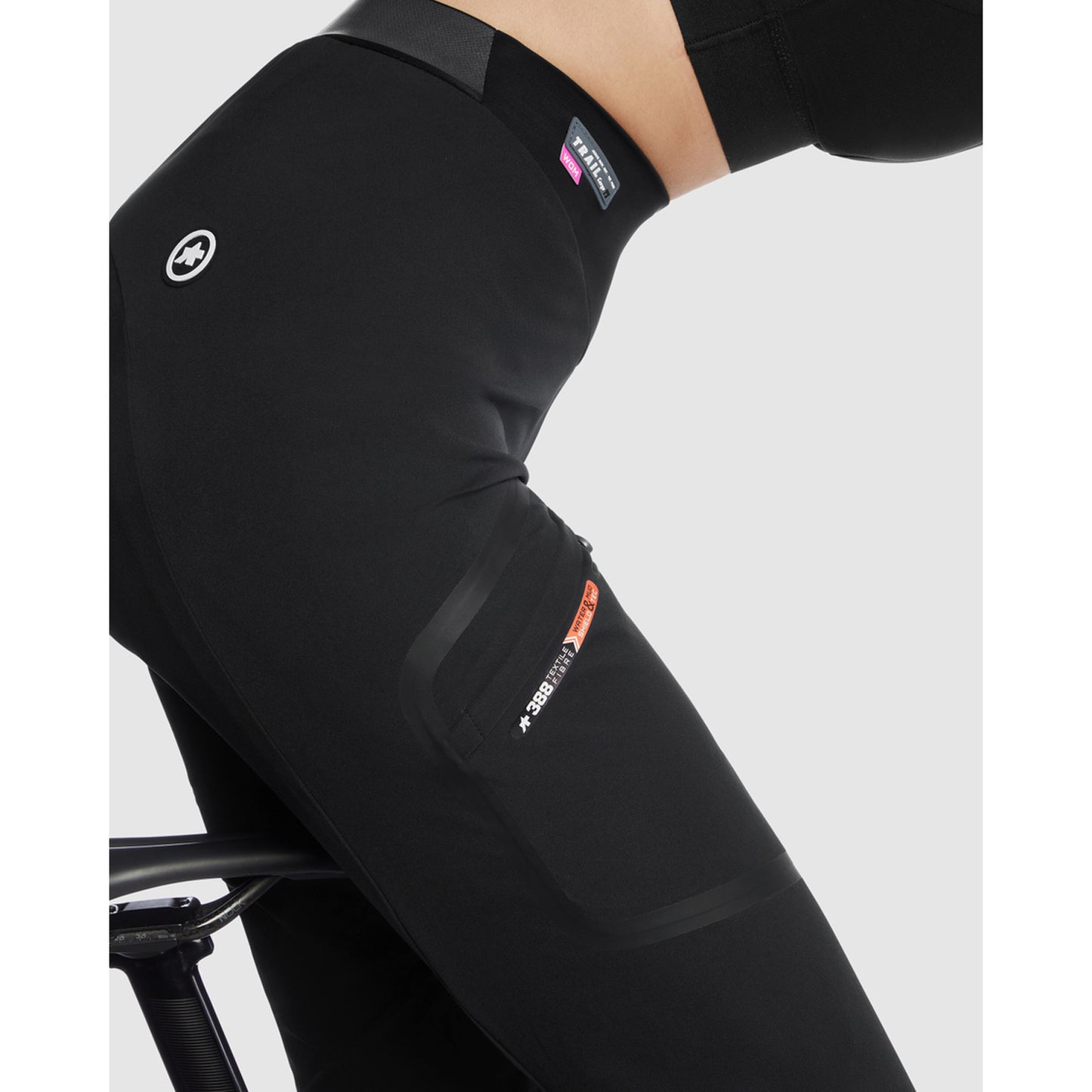 Lange Wathose ASSOS TACTICA Frau Black Series