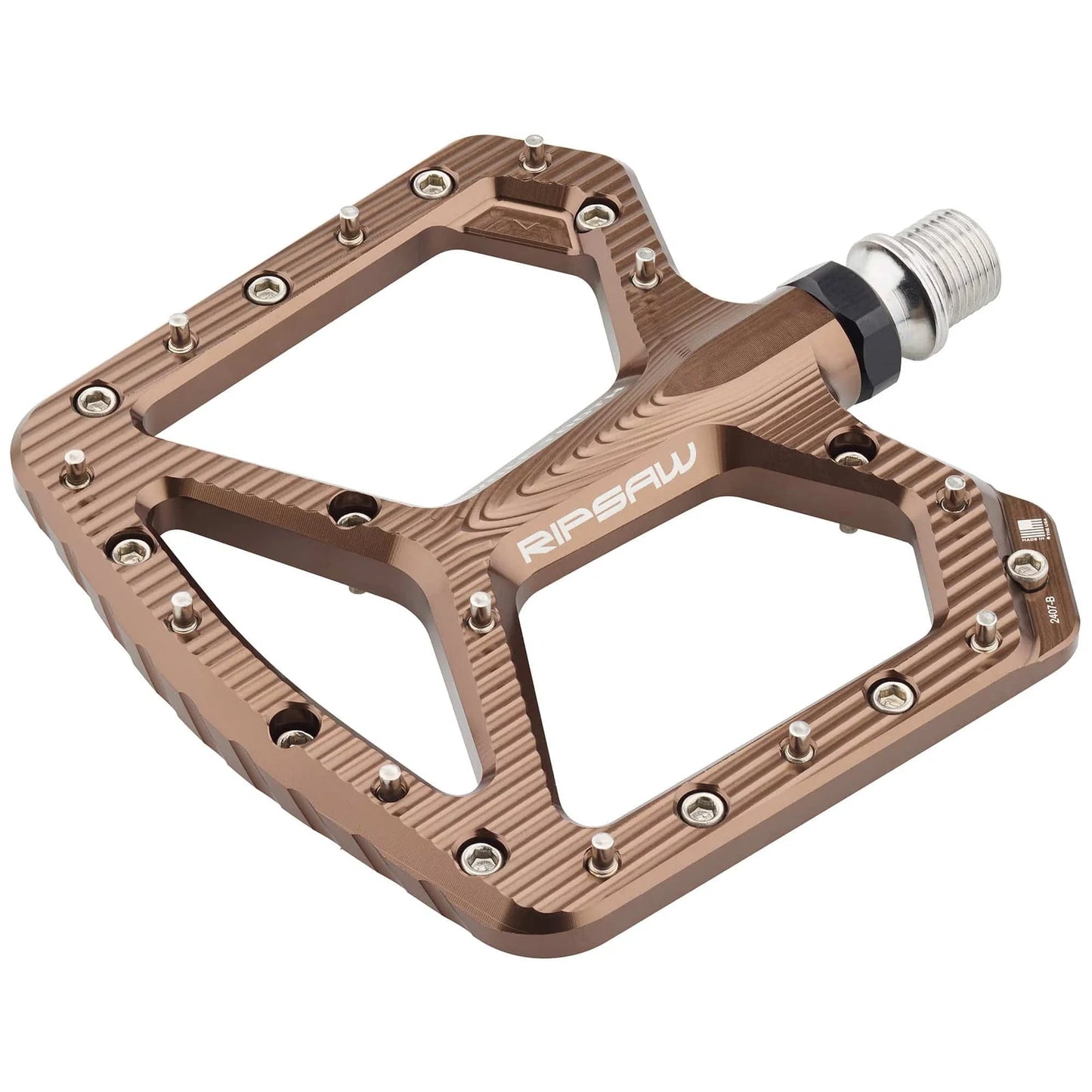 Flache Pedale WOLF TOOTH RIPSAW Espresso