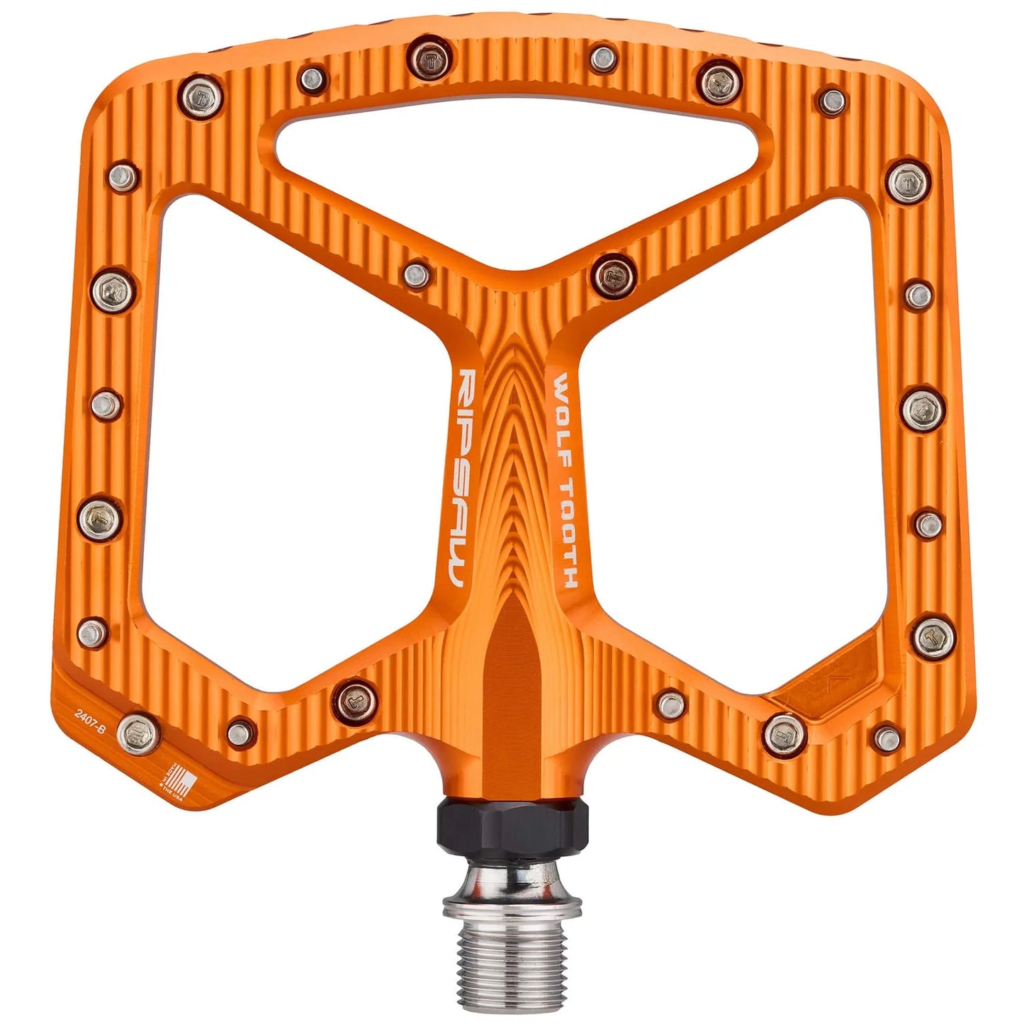 Flache Pedale WOLF TOOTH RIPSAW Orange