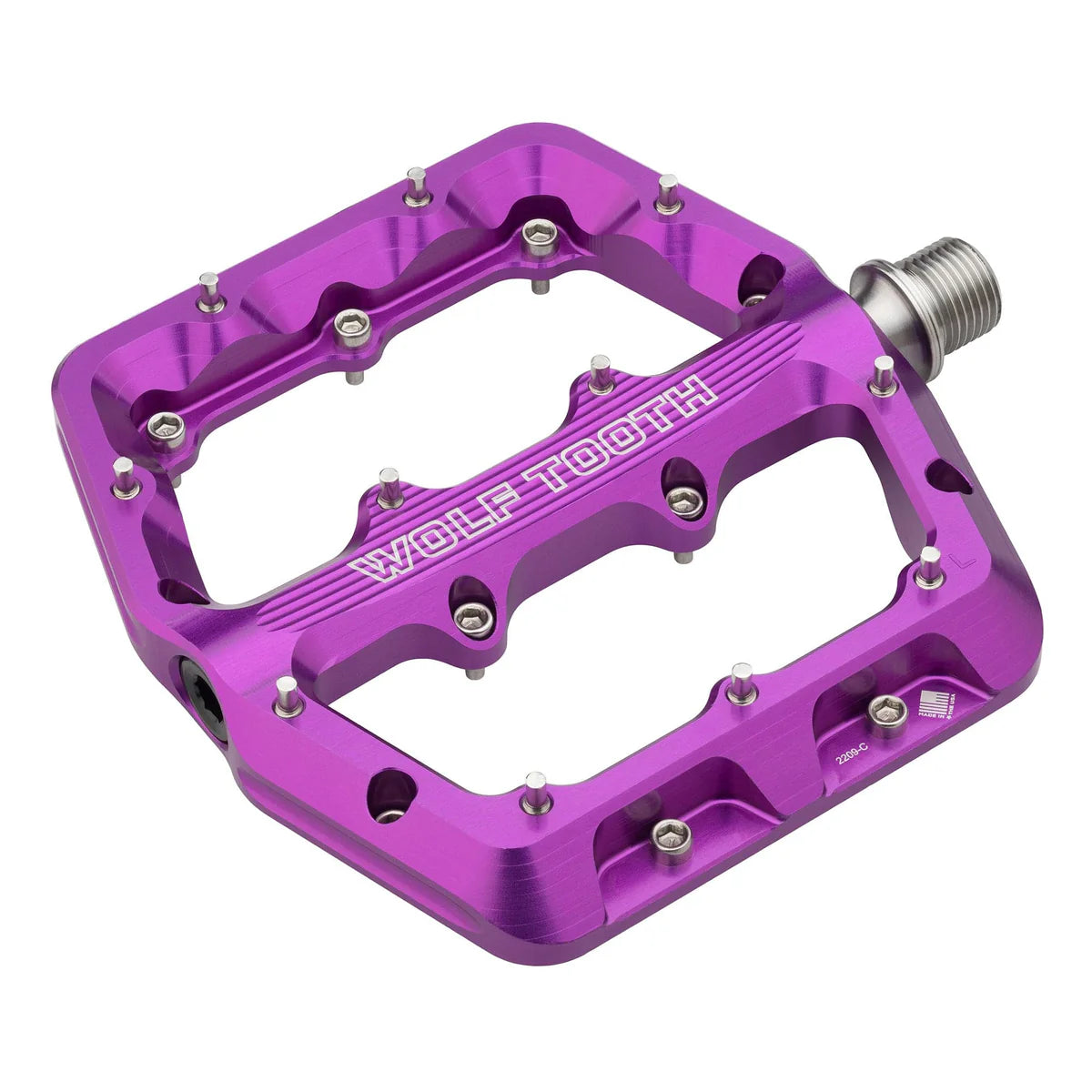 WOLF TOOTH WAVEFORM Flachpedale, Small, Violett
