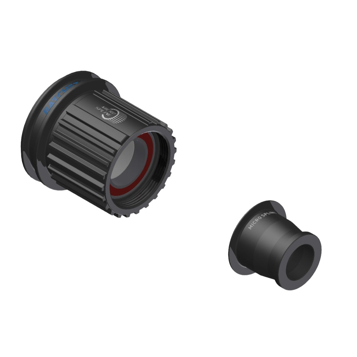 DT SWISS Ratchet EXP Hybrid MTB Freilaufkörper für Shimano Micro Spline, 12x142/148 mm, Stahl
