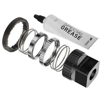 Upgrade-Kit RATCHET DT SWISS DEG90T DF 0/10/20° Anti Pedal Kickback mit Werkzeug
