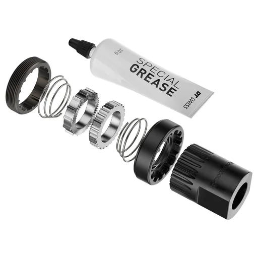 DT SWISS RATCHET 54T DF Upgrade-Kit gegen Pedalrückschlag 0/14° mit Werkzeug