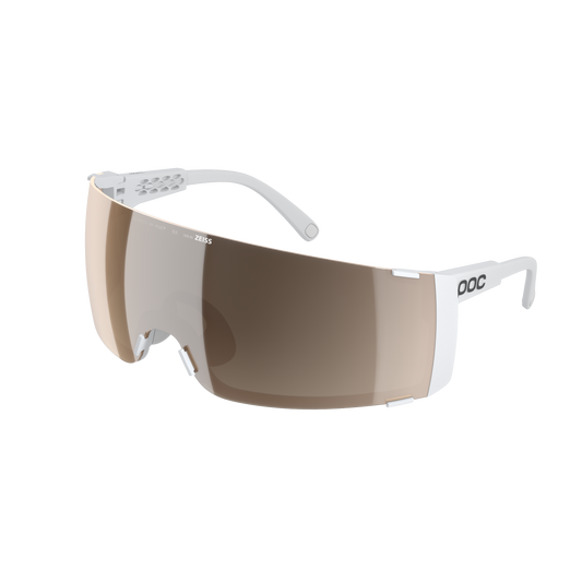 POC PROPEL + Brille Weiß/Clarity Trail /Partly Sunny Silver