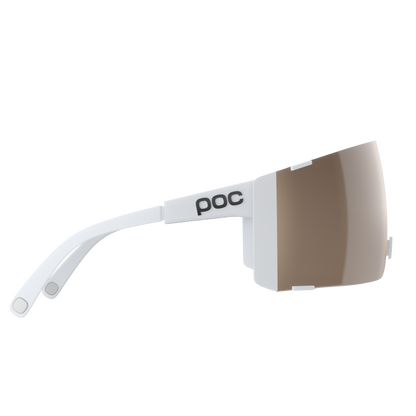 Brille POC PROPEL Weiß Glas Clarity Trail Partly Sunny Silver