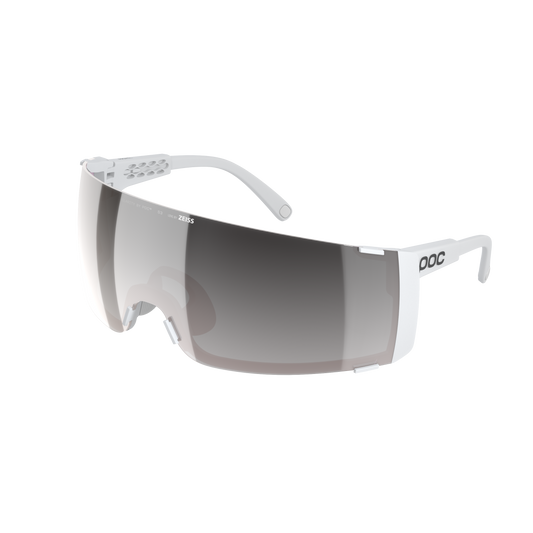 POC PROPEL + Brille Weiß/Clarity Road/Sunny Silver
