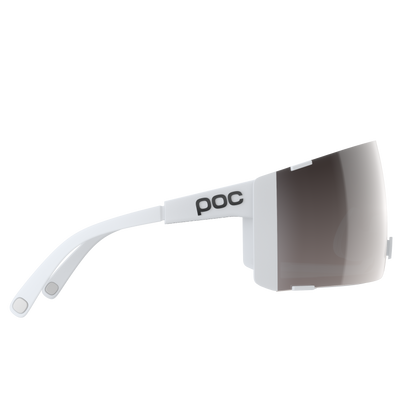 Brille POC PROPEL + Weiß Glas Clarity Road Sunny Silver