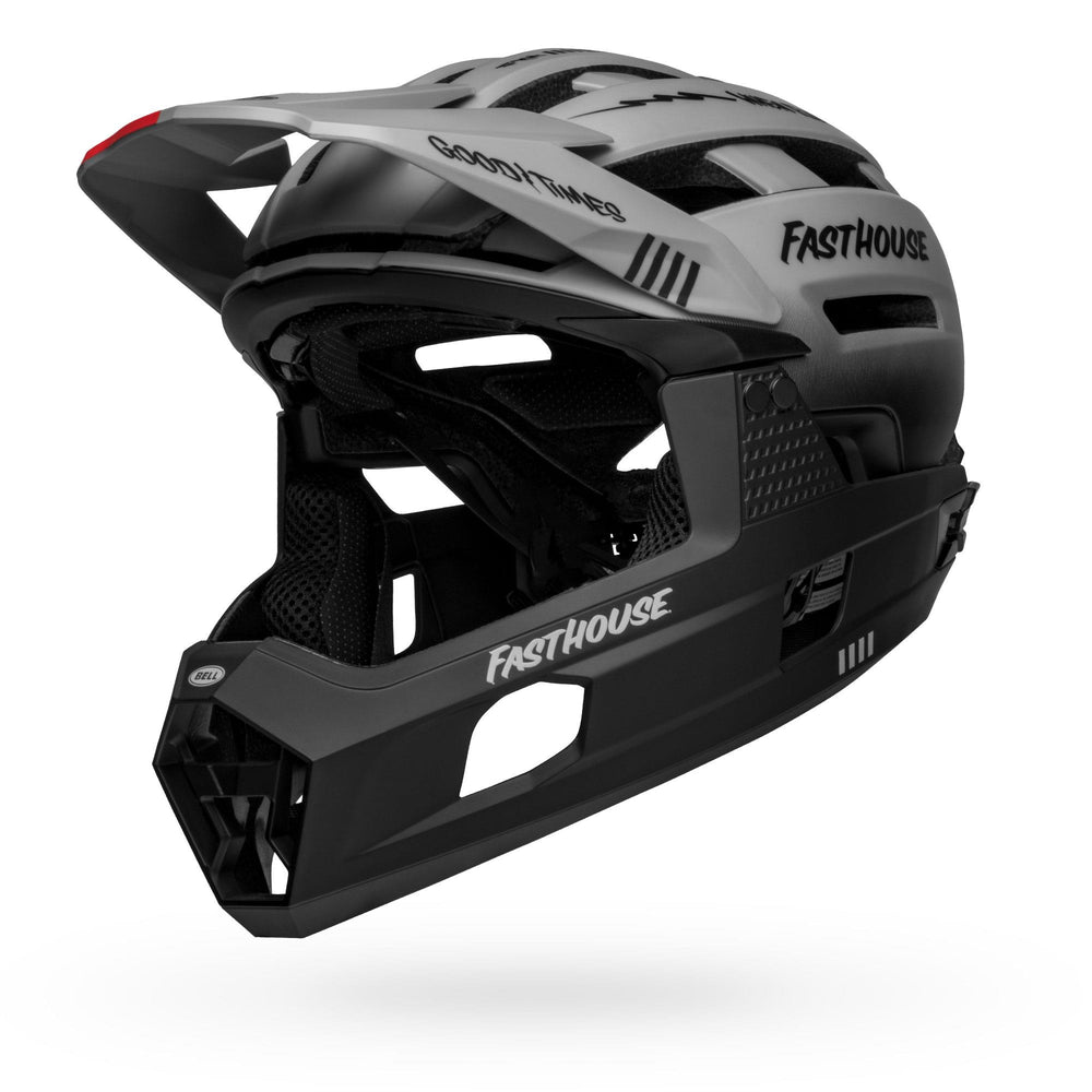 MTB-Helm BELL SUPER AIR R MIPS Grau/Schwarz