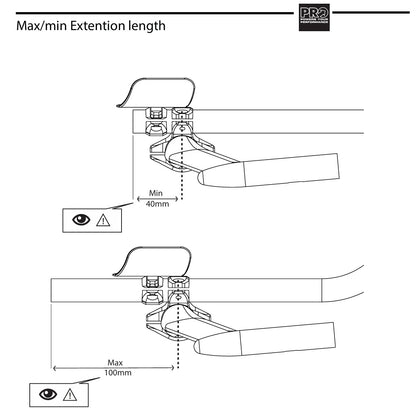 Lenkeraufsatz PRO MISSILE ALU Tri-Form