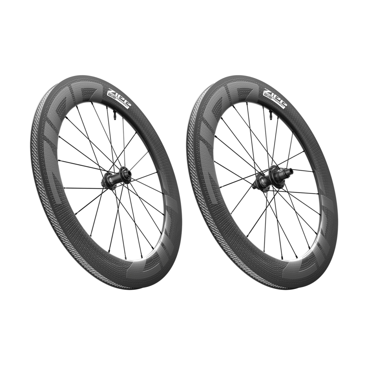 Paar ZIPP 808 FIRECREST DISC Tubeless Ready-Laufräder (Center Lock)