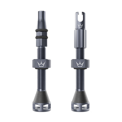 Tubeless-Ventile PEATY'S HOLESHOT FAST FLOW 60mm (x2) Petrol