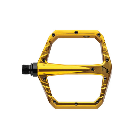 Flache Pedale TITLE CONNECT Gold