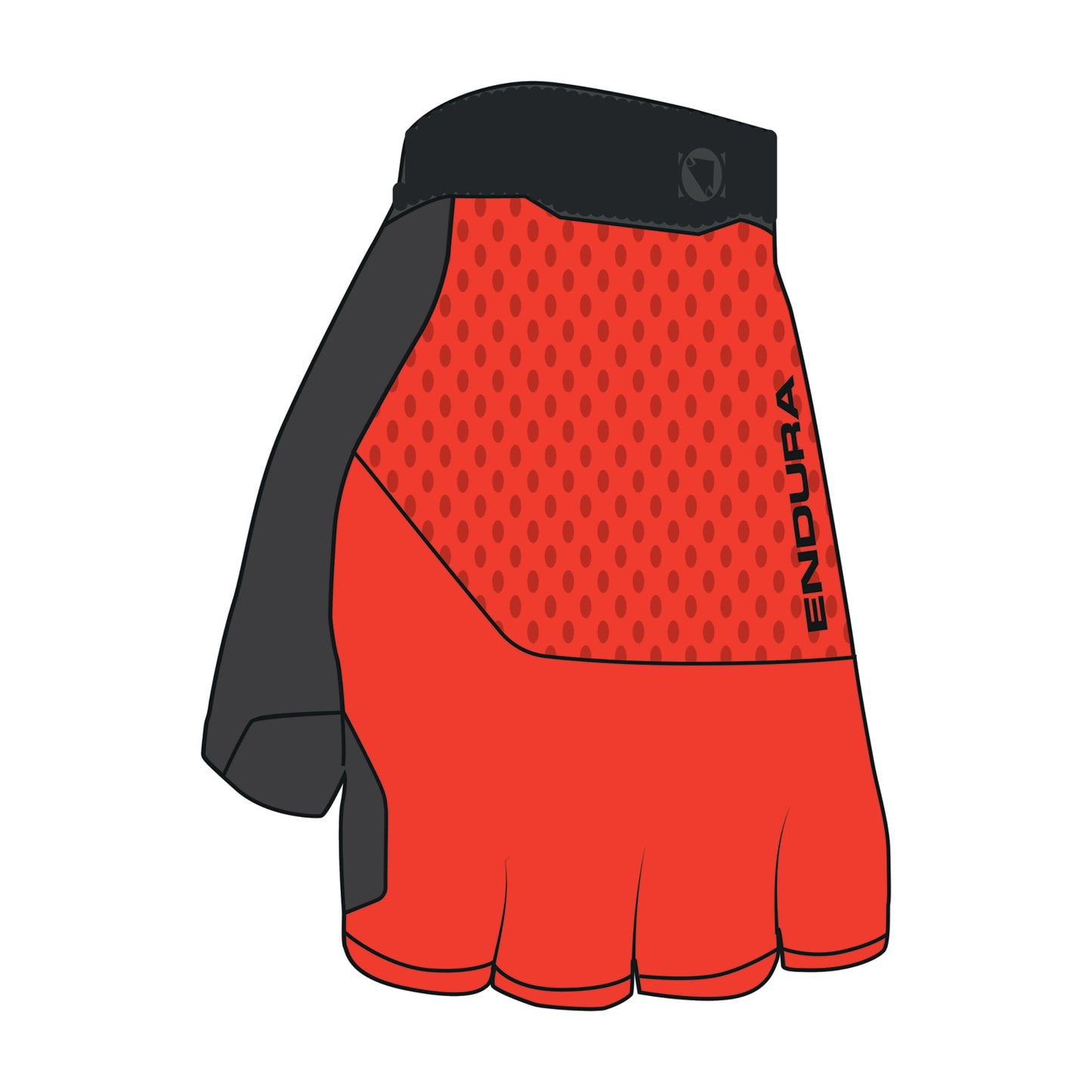 Handschuhe Kurz ENDURA LOOP MITT Rot 2025