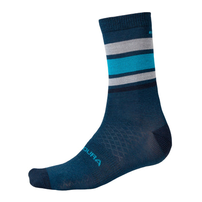 Socken ENDURA BAABAA MERINO STRIPE Blau