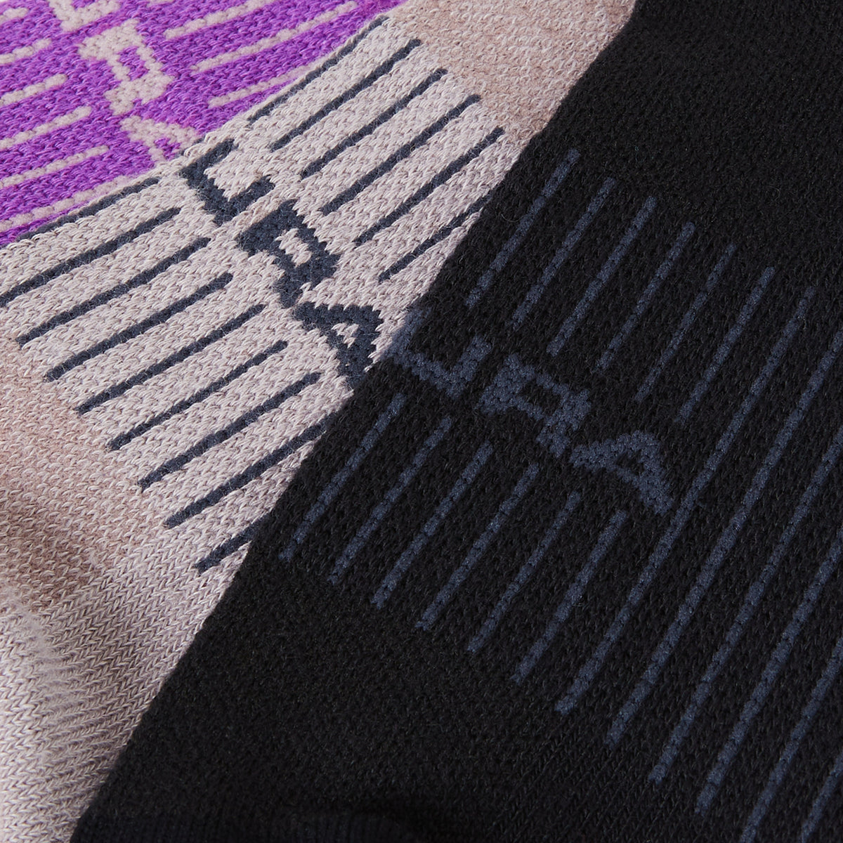 ENDURA COOLMAX RACE Damensocken Violett/Grau/Schwarz (3 Paar)