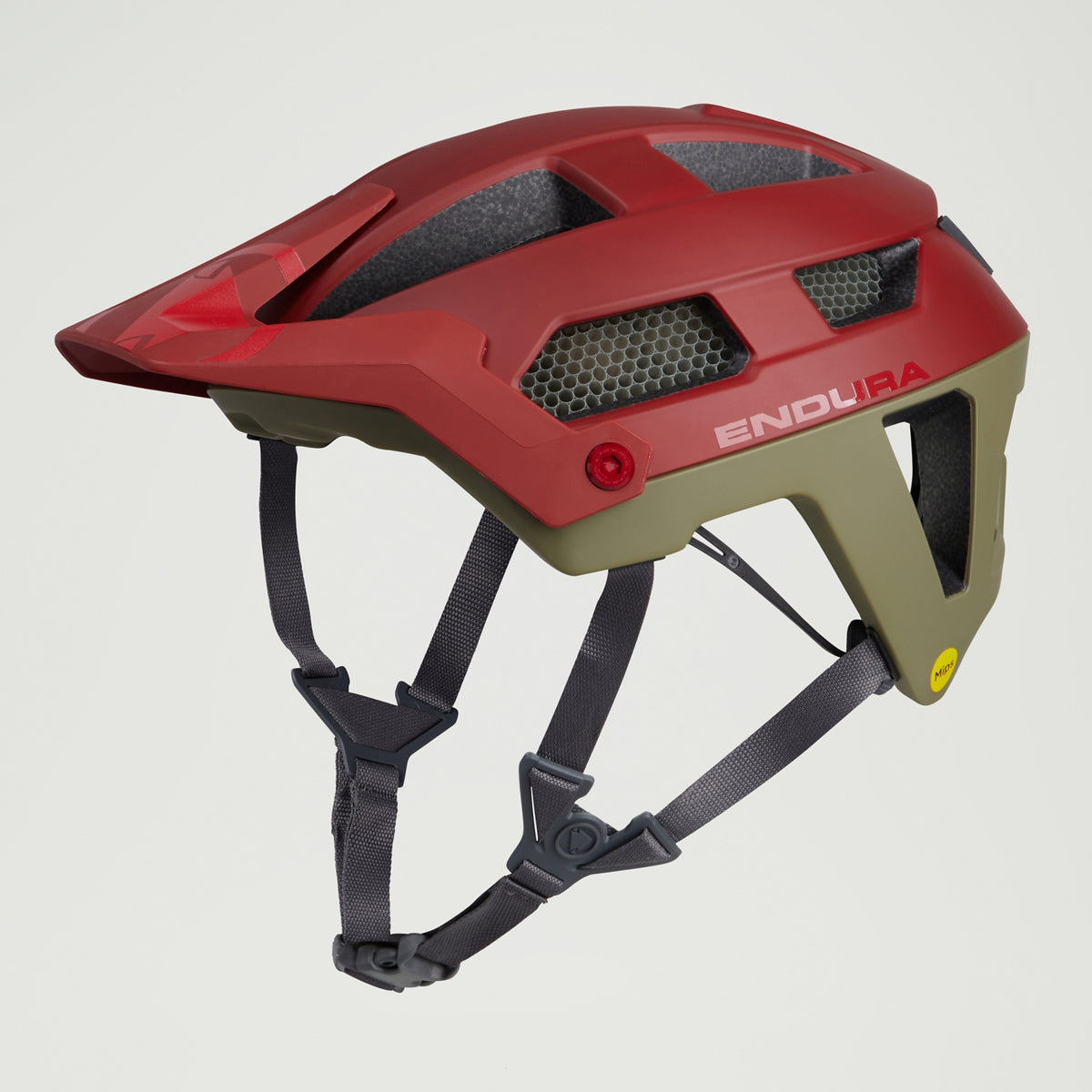 MTB-Helm ENDURA SINGLETRACK MIPS Rot/Grün