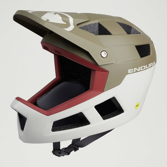 ENDURA SINGLETRACK INTEGRAL MIPS MTB-Integralhelm Grün/Weiß