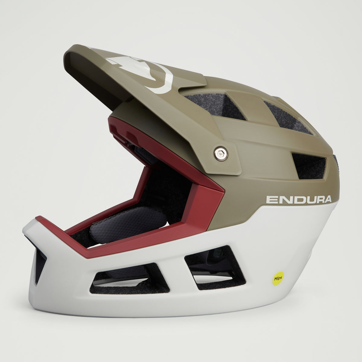 ENDURA SINGLETRACK INTEGRAL MIPS MTB-Integralhelm Grün/Weiß