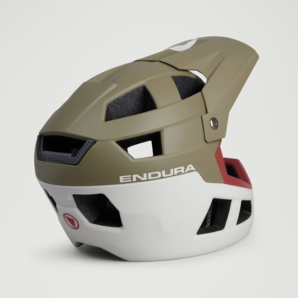 ENDURA SINGLETRACK INTEGRAL MIPS MTB-Integralhelm Grün/Weiß