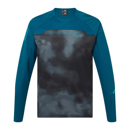 ENDURA MT500 BURNER Langarmtrikot Blau