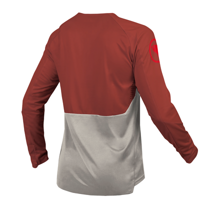 Trikot ENDURA MT500 BURNER Langarm Rot