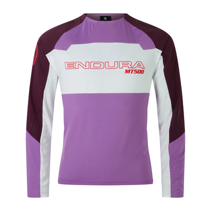 Trikot ENDURA MT500 BURNER LITE Langarm Violett
