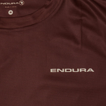 Trikot ENDURA SINGLETRACK CORE TEE II Kurzarm Braun/Lila