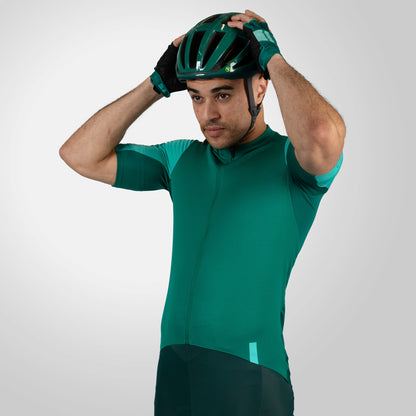 Trikot ENDURA FS260 Kurzarm Grün/Türkis