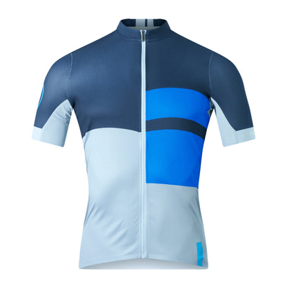Trikot ENDURA FS260 PRINT Kurzarm Blau