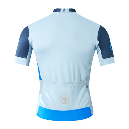 Trikot ENDURA FS260 PRINT Kurzarm Blau