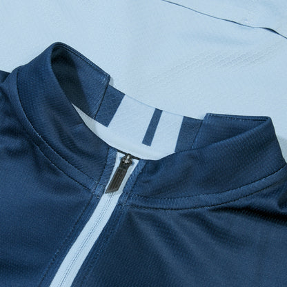 Trikot ENDURA FS260 PRINT Kurzarm Blau