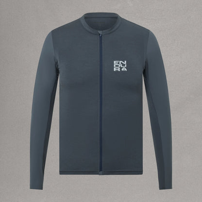 Langarm-Trikot ENDURA ALLTRACK RIDE Carbon Grau