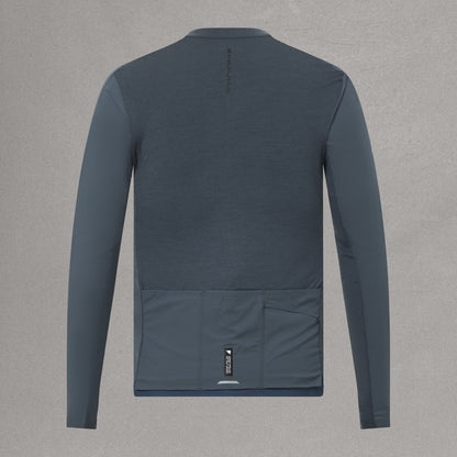 Langarm-Trikot ENDURA ALLTRACK RIDE Carbon Grau