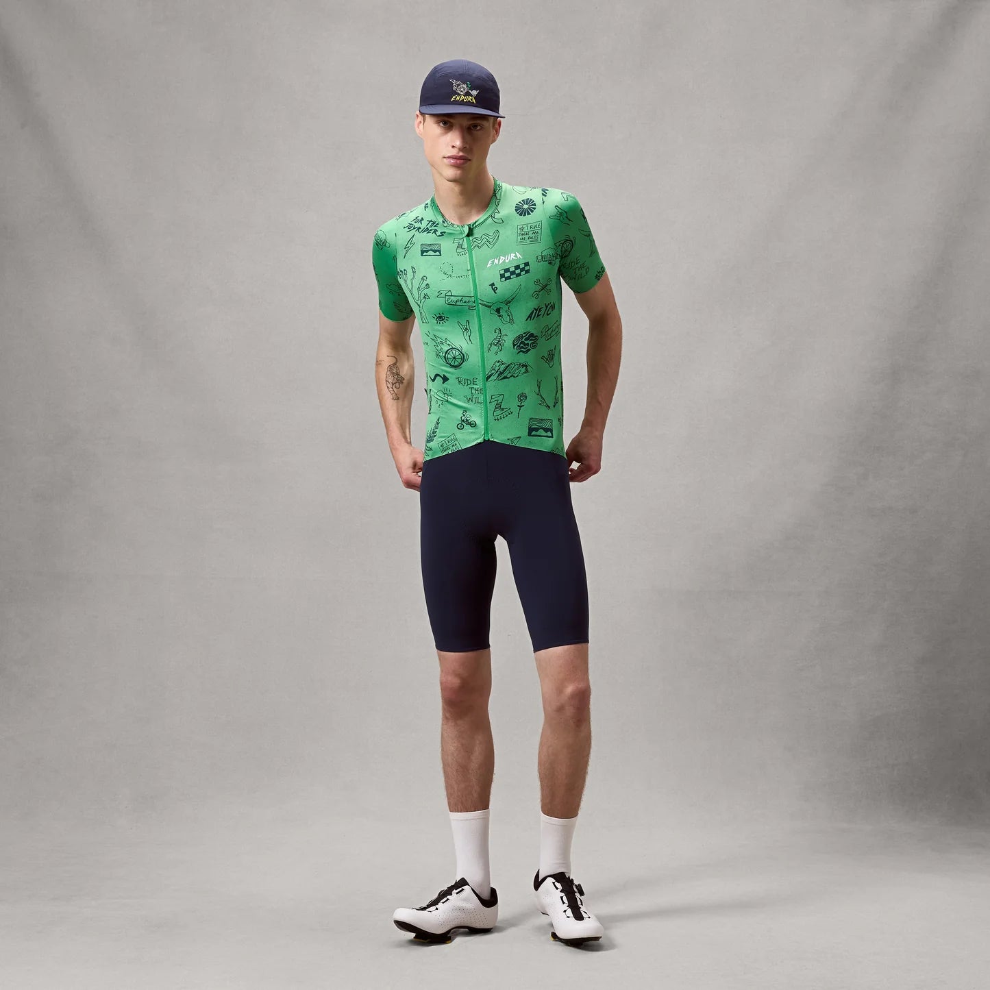 ENDURA PRO SL PRINT Trikot Kurzarm Grün