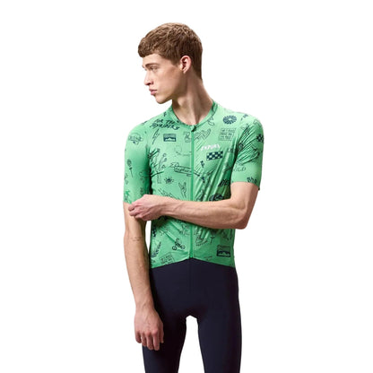 Trikot ENDURA PRO SL PRINT Kurzarm Grün