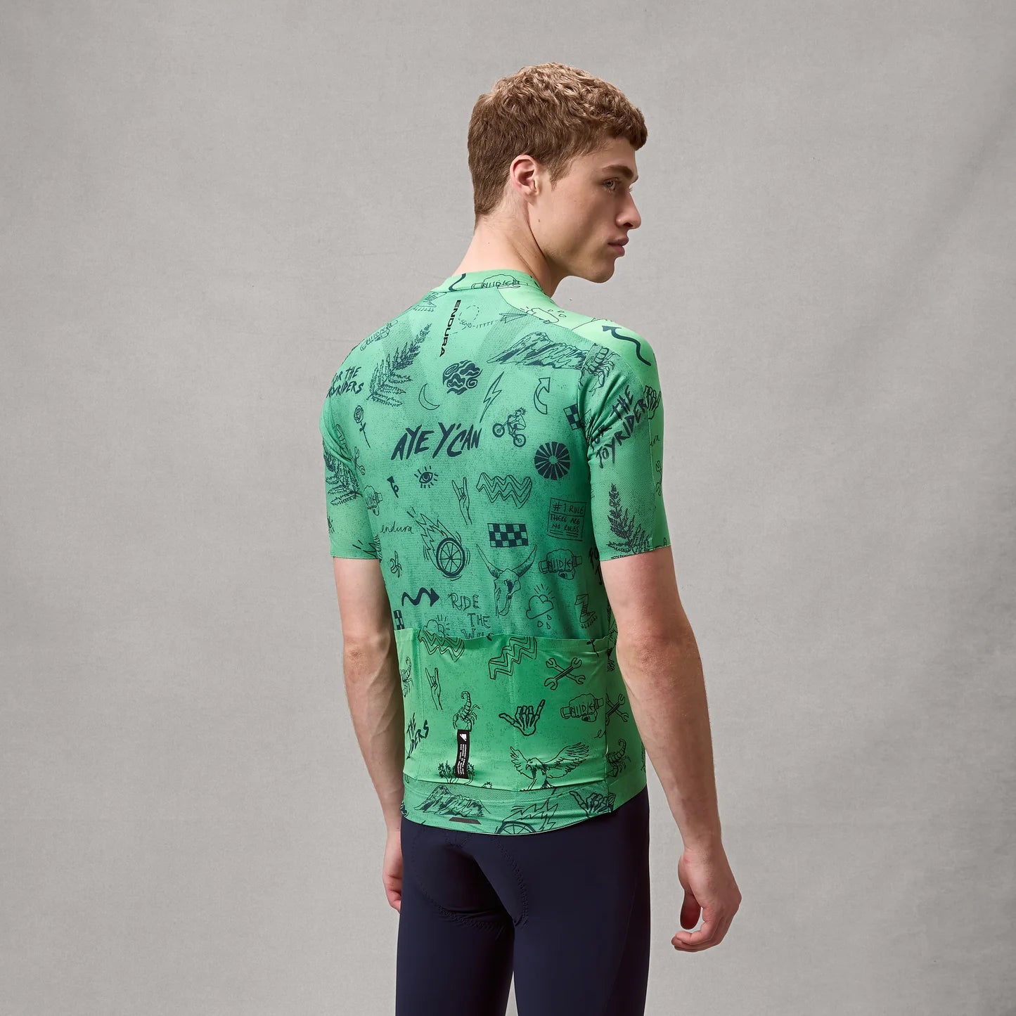 ENDURA PRO SL PRINT Trikot Kurzarm Grün