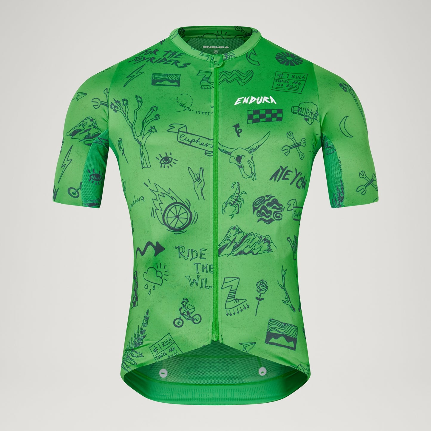 ENDURA PRO SL PRINT Trikot Kurzarm Grün
