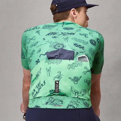 Trikot ENDURA PRO SL PRINT Kurzarm Grün