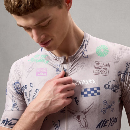 Trikot ENDURA PRO SL PRINT Kurzarm Titanium