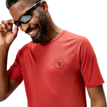 Trikot ENDURA LOOP Kurzarm Rot