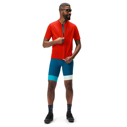 Trikot ENDURA LOOP ZIPPED Kurzarm Rot