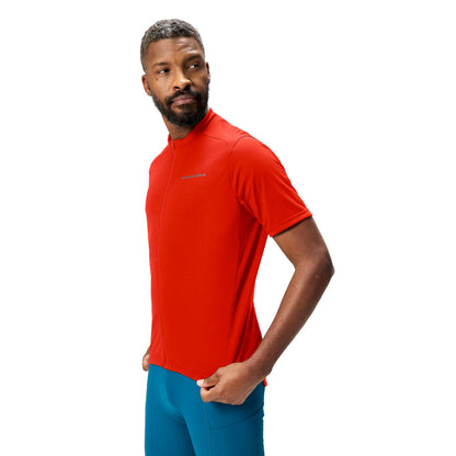 Trikot ENDURA LOOP ZIPPED Kurzarm Rot