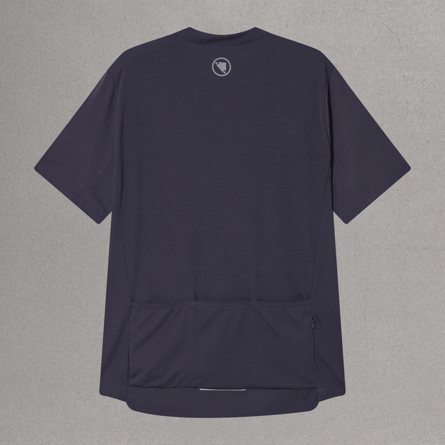 ENDURA LOOP ZIPPED Trikot Kurzarm Carbon Grau